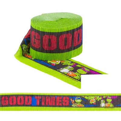 TMNT Crepe Streamer 30ft - Premium Party Distribution