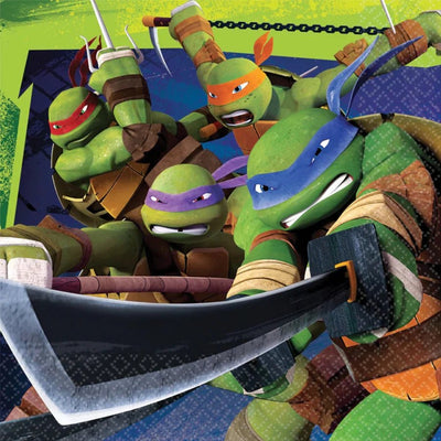 TMNT Luncheon Napkins 16ct - Premium Party Distribution