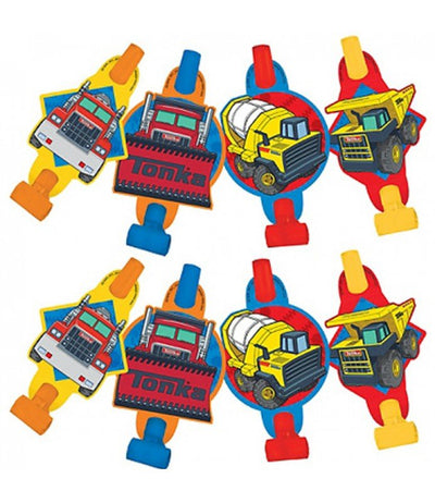 Tonka Construction Blowouts 8ct - Premium Party Distribution