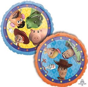 TOY STORY 4 - Standard HX - Round Foil Balloon - Pack of 10 - Premium Party Distribution