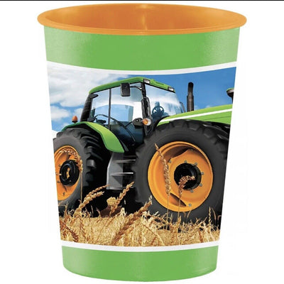 Tractor Time 16oz Plastic Cup - Premium Party Distribution