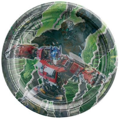 Transformers: Rise Of The Beasts 7" Plates 8ct - Premium Party Distribution