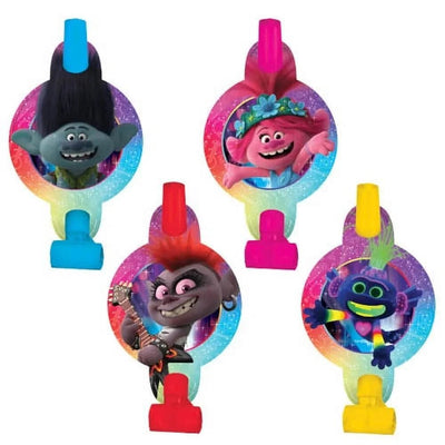 Trolls World Tour Blowouts 8ct - Premium Party Distribution