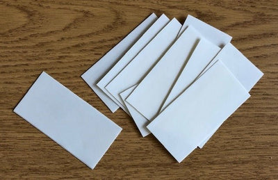 UGLU Adhesive - 1" x 3" Strips - Pack of 10 - Premium Party Distribution