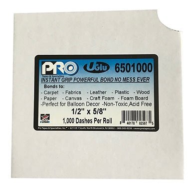 UGlu Dashes 1/2” x 5/8” (Roll of 1000) - Premium Party Distribution