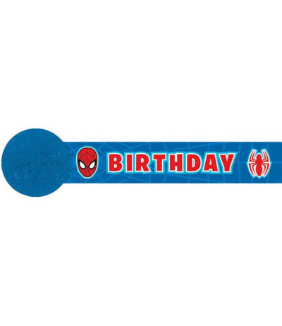 Ultimate Spider - Man Crepe Paper Streamer (30ft) - Premium Party Distribution