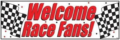 Welcome Race Fans Big Banner - Premium Party Distribution
