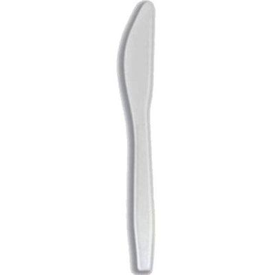 White Plastic Knives (100ct) - Premium Party Distribution