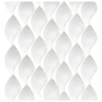 White Wide Fringe Streamers 1 - Roll - Premium Party Distribution