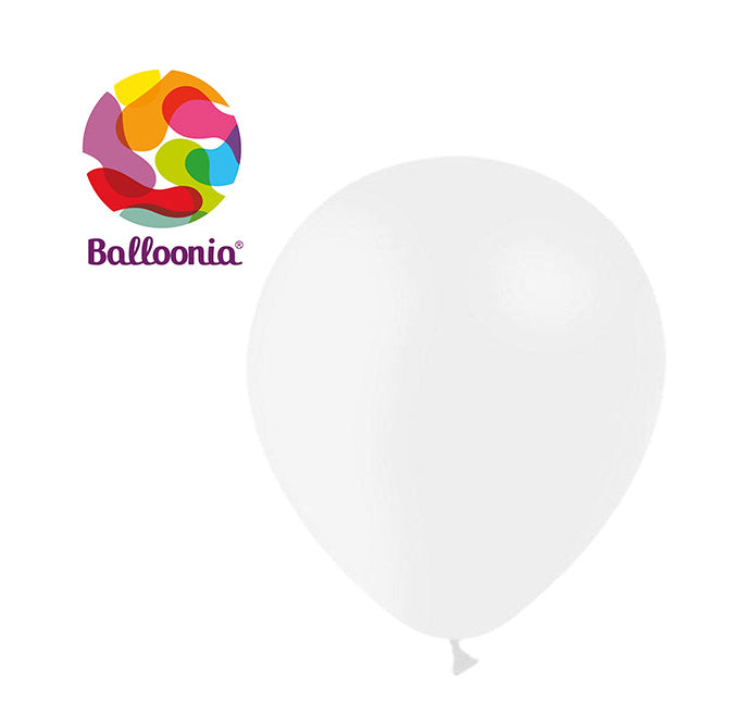 12" White (50ct) - Balloonia