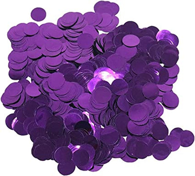 Winner 5/8" Purple Foil Confetti 1oz - Premium Party Distribution