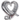 Winner Party 14" Silver Hollow Hook Heart Balloon - Premium Party Distribution