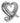 Winner Party 14" Silver Hollow Hook Heart Balloon - Premium Party Distribution